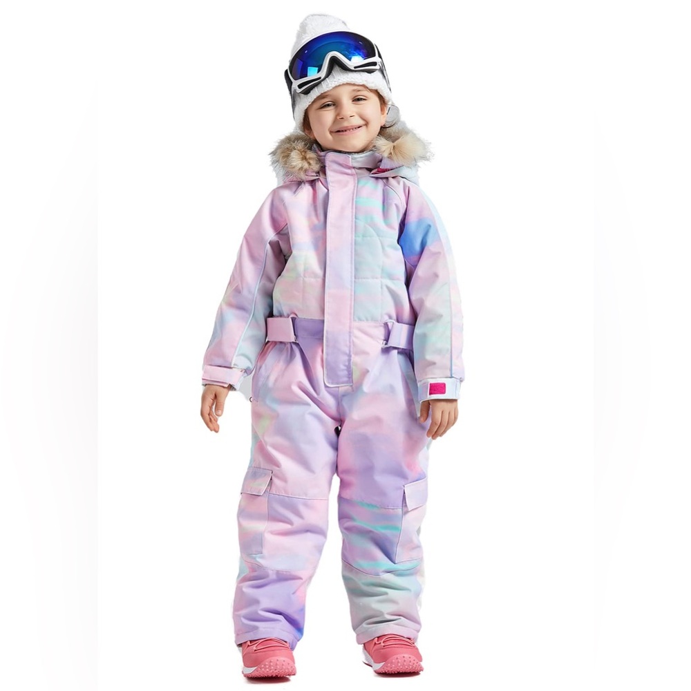 Bluemagic Pastel One Piece Snowsuits Ski Suits Waterproof Snowboarding Size 110